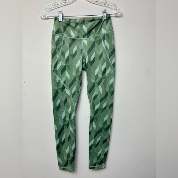 PATAGONIA GREEN High rise Leggings Size Xs - Picture 1 of 10
